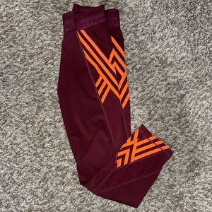 IVY PARK Maroon and Orange Leggings